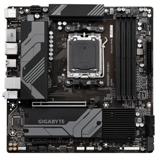 Placă de bază Gigabyte B650M DS3H mATX/ AMD B650 photo 1