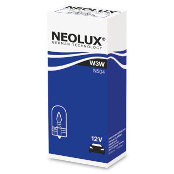 Автомобильная лампа Neolux NEO-N504 Накал/ W3W/ W2.1x9.5d/ 3 Вт/ 22 лм photo 1