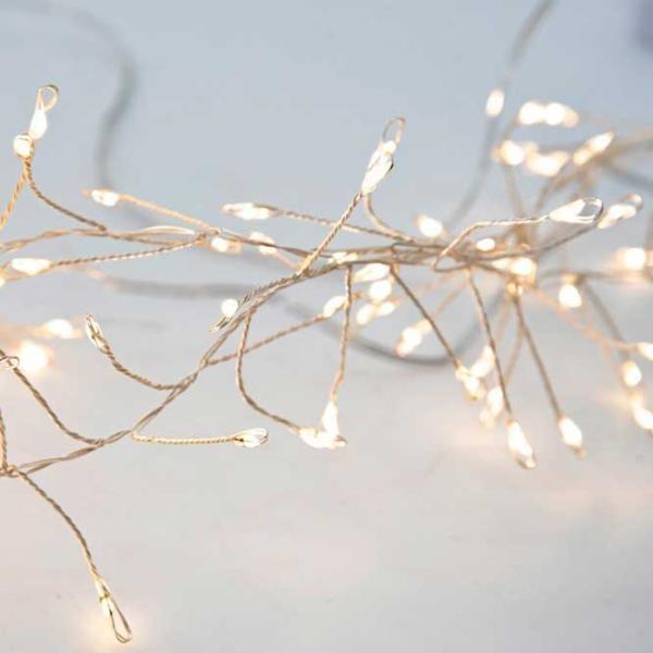 Luminițe decorative Global Christmas DS11678 Fir/ Alb cald photo 1