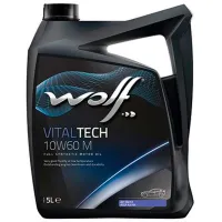 Моторное масло Wolf 10W60 VITALTECH M 10W-60 5 л синтетическое