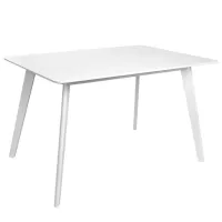 Masă de bucătărie DecoPrim Barbara MDF/ White