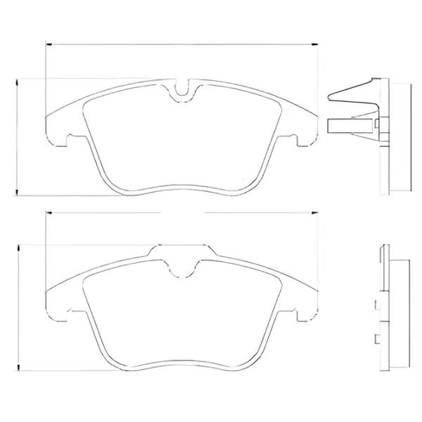 Тормозные колодки Aplus 71250AAP передние/ дисковые photo 1