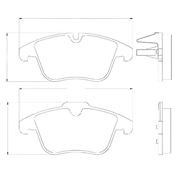 Тормозные колодки Aplus 71250AAP передние/ дисковые photo 1