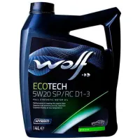 Моторное масло Wolf 5W20 ECOTECH SP/ RC D1-3 5W-20 4 л синтетическое