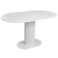 Masă de bucătărie DecoPrim Mirabela MDF/ White