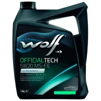 Ulei de motor Wolf 5W20 OFFICIALTECH MS-FE 5W-20 4 l sintetic