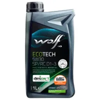 Моторное масло Wolf 5W30 ECOTECH SP/ RC D1-3 5W-30 1 л синтетическое