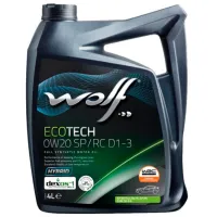 Моторное масло Wolf 5W30 ECOTECH SP/ RC D1-3 5W-30 4 л синтетическое