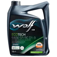 Моторное масло Wolf 5W30 ECOTECH SP/ RC D1-3 5W-30 5 л синтетическое