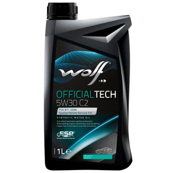 Моторное масло Wolf 5W30 OFFICIALTECH C2 5W-30 1 л синтетическое photo 1 Моторное масло Wolf 5W30 OFFICIALTECH C2 5W-30 1 л синтетическое photo 1