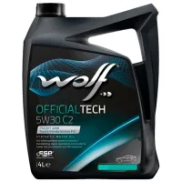 Моторное масло Wolf 5W30 OFFICIALTECH C2 5W-30 4 л синтетическое