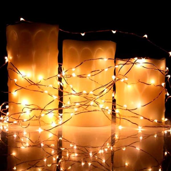 Luminițe decorative Global Christmas DS11455 Fir/ Alb photo 1
