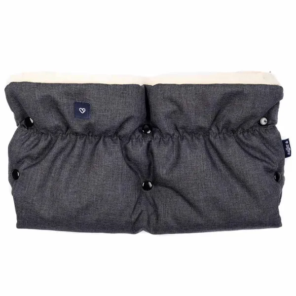 Mănuși pentru cărucior Zaffiro Mufa merino wool Poliester, Lână/ Graphite photo 1 Mănuși pentru cărucior Zaffiro Mufa merino wool Poliester, Lână/ Graphite photo 1
