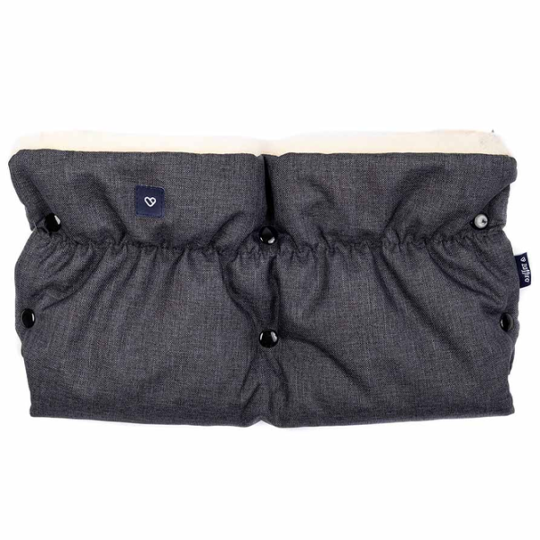 Mănuși pentru cărucior Zaffiro Mufa merino wool Poliester, Lână/ Graphite photo 1 Mănuși pentru cărucior Zaffiro Mufa merino wool Poliester, Lână/ Graphite photo 1