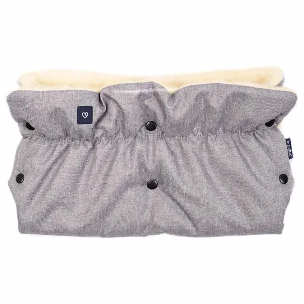 Mănuși pentru cărucior Zaffiro Mufa merino wool Poliester, Lână/ Gray photo 1 Mănuși pentru cărucior Zaffiro Mufa merino wool Poliester, Lână/ Gray photo 1