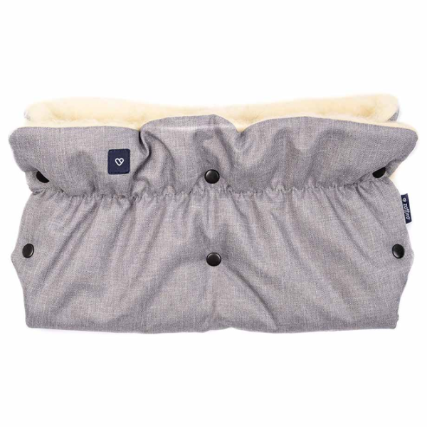 Mănuși pentru cărucior Zaffiro Mufa merino wool Poliester, Lână/ Gray photo 1 Mănuși pentru cărucior Zaffiro Mufa merino wool Poliester, Lână/ Gray photo 1