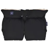 Рукавицы для коляски Zaffiro Merino wool Полиэстер, Шерсть/ Черный