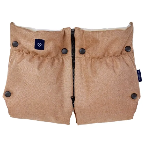 Mănuși pentru cărucior Zaffiro Merino wool Poliester, Lână/ Beige photo 1