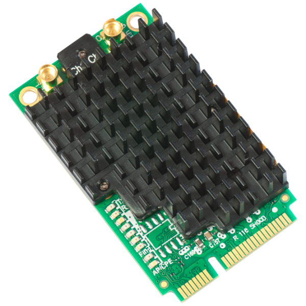 Сетевой адаптер Mikrotik R11e-5HacD радиокарта/ Зелёный photo 1