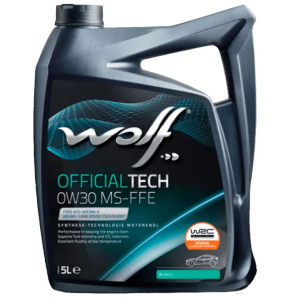 Моторное масло Wolf 0W30 OFFICIALTECH MS-FFE 0W-30 5 л синтетическое photo 1