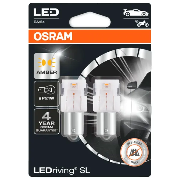 Lampă auto Osram 7506DYP-02B LED/ P21W/ BA15s/ 21 W/ 50 lm photo 1 Lampă auto Osram 7506DYP-02B LED/ P21W/ BA15s/ 21 W/ 50 lm photo 1