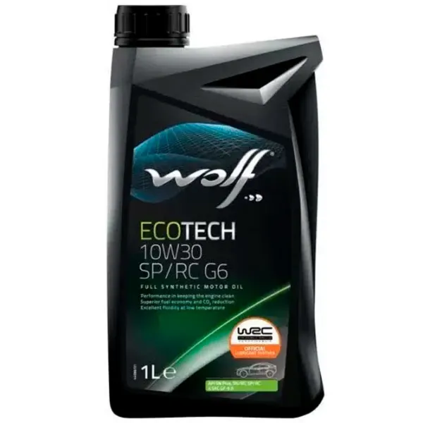 Моторное масло Wolf 10W30 ECOTECH SP/ RC G6 HC 10W-30 1 л полусинтетическое photo 1