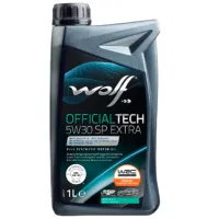 Моторное масло Wolf 5W30 OFFICIALTECH SP EXTRA 5W-30 1 л синтетическое
