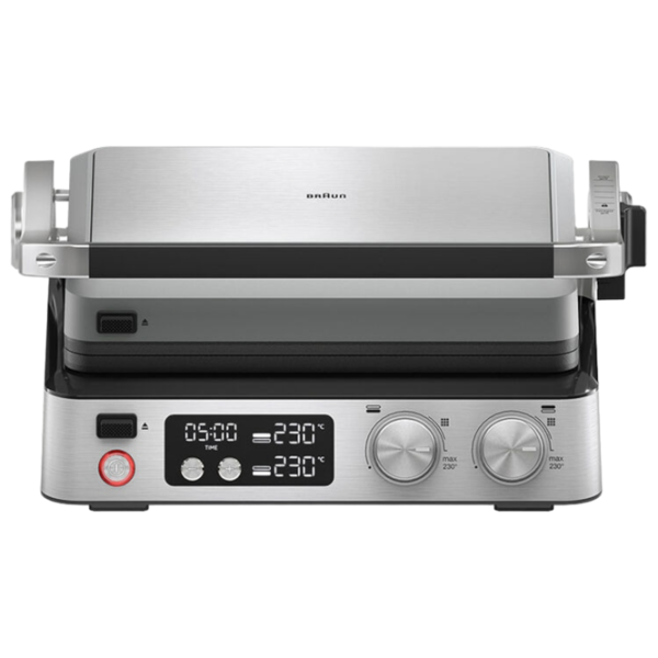 Электрогриль Braun CG7044 Контактный, Барбекю/ 2000 Вт/ Черный Нержавеющая сталь photo 1