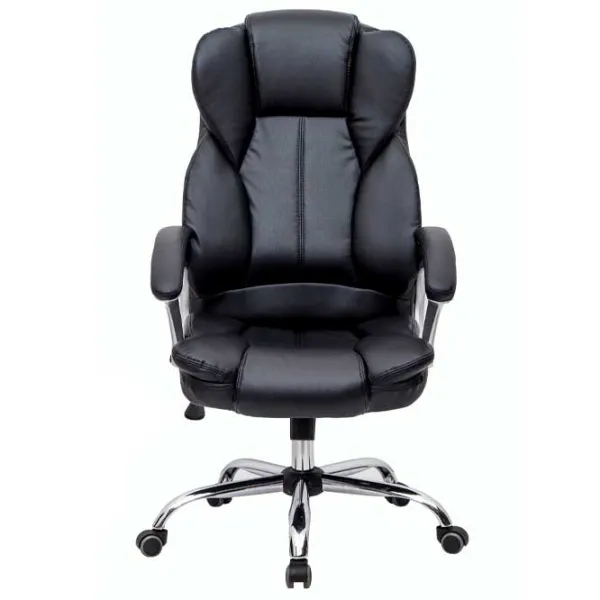 Fotoliu de birou Magnus CR 7025 ECO Piele/ Black photo 1