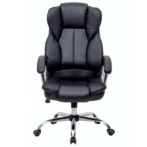 Fotoliu de birou Magnus CR 7025 ECO Piele/ Black photo 1