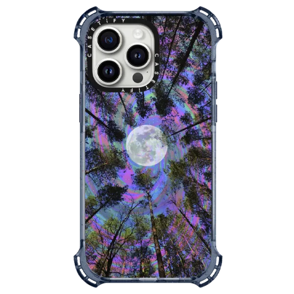 Husă pentru smartphone Apple iPhone 15 Pro Max Casetify/ MagSafe Back/ TPU/ Blue Multicolor photo 1