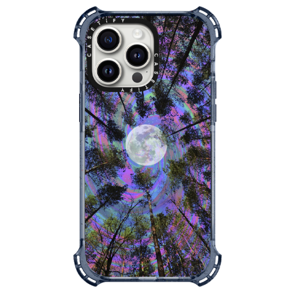 Husă pentru smartphone Apple iPhone 15 Pro Casetify/ MagSafe Back/ TPU/ Blue Multicolor photo 1