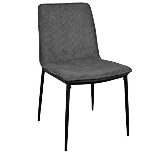 Scaun de bucătărie DecoPrim Terry Velvet/ Gray photo 1 Scaun de bucătărie DecoPrim Terry Velvet/ Gray photo 1