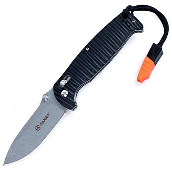 Cuțit Ganzo G7412P-BK-WS Camping/ 440C photo 1