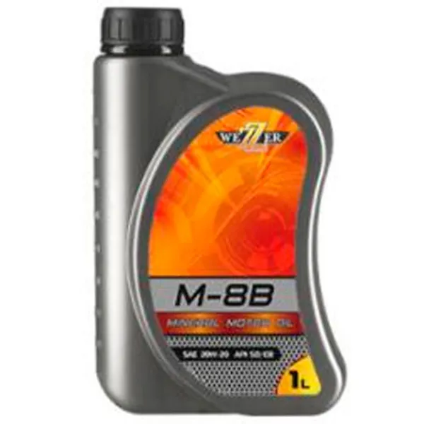 Моторное масло Wezzer М8В 20W-20 1 л минеральное photo 1 Моторное масло Wezzer М8В 20W-20 1 л минеральное photo 1