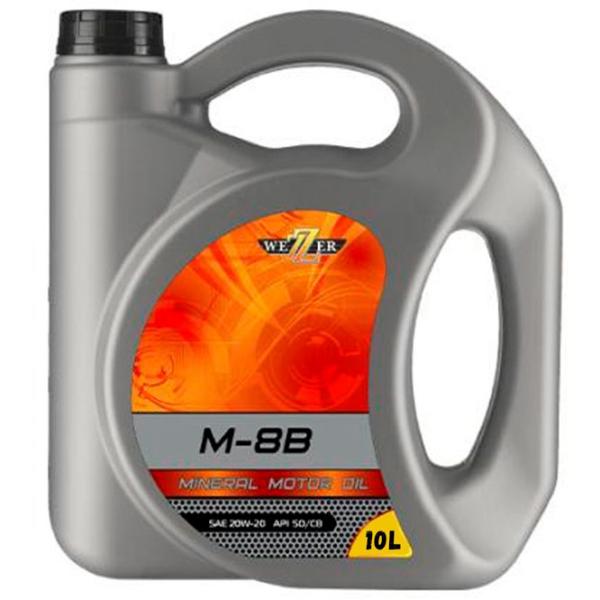 Моторное масло Wezzer М8В 20W-20 10 л минеральное photo 1