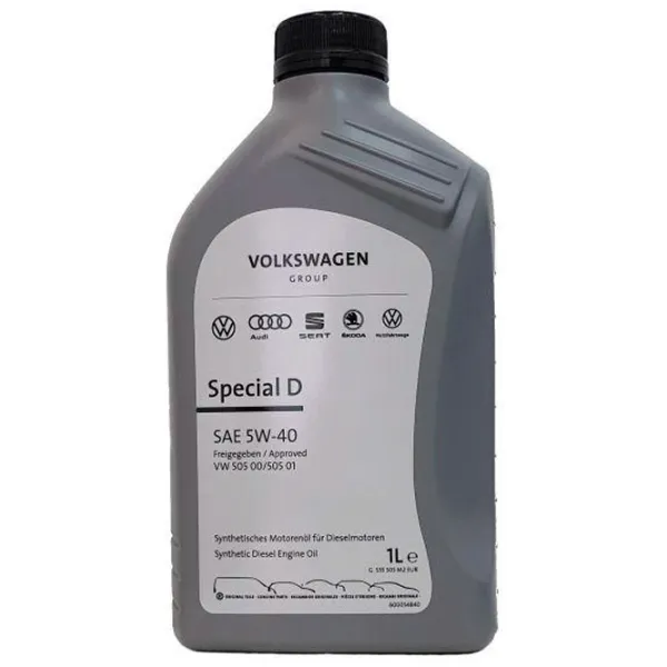 Моторное масло Volkswagen VAG 5W40 Special D 5W-40 1 л синтетическое photo 1