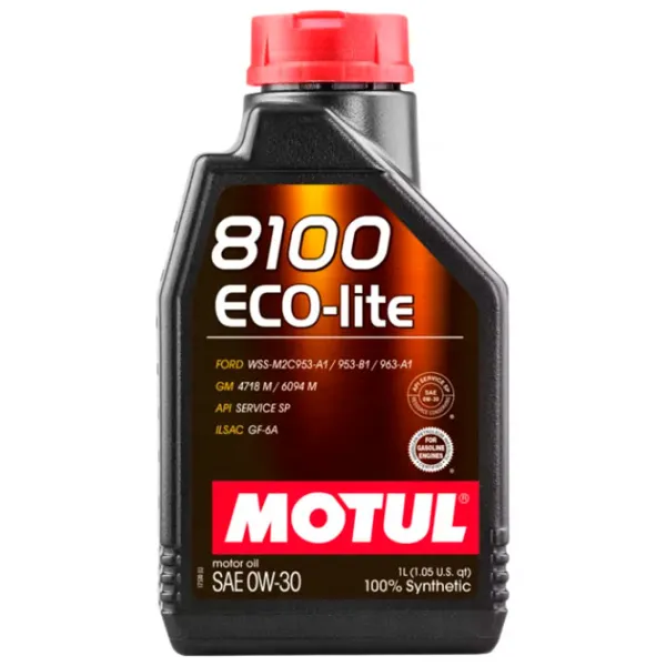 Ulei de motor Motul 0W30 8100 ECO-LITE 0W-30 1 l sintetic photo 1