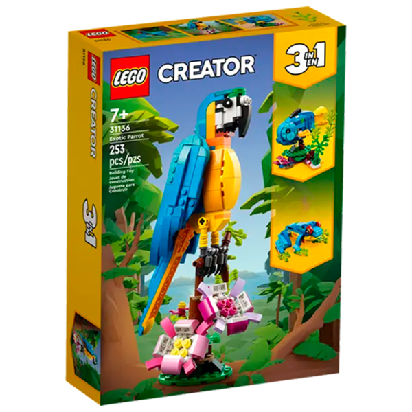 Constructor LEGO Exotic Parrot Animale/ Multicolor photo 1