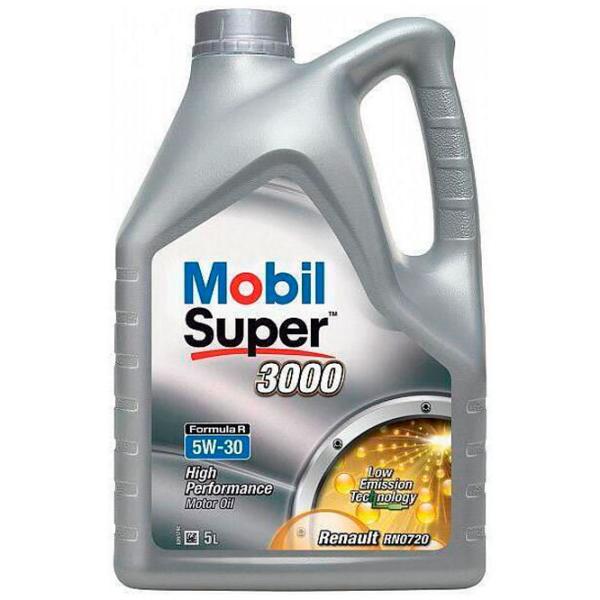Моторное масло Mobil 5W30 SUPER 3000 Formula R 5W-30 5 л синтетическое photo 1