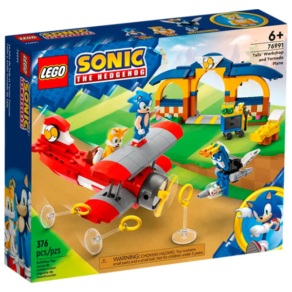 Constructor LEGO Tails' Workshop and Tornado Plane Personaj de desene animate/ Multicolor photo 1