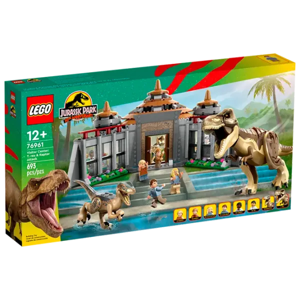 Конструктор LEGO Visitor Center: T. rex & Raptor Attack Динозавр/ Разноцветный photo 1