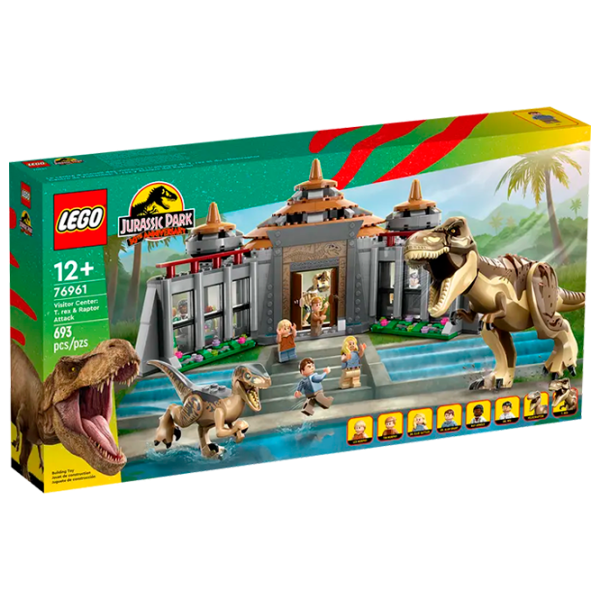 Конструктор LEGO Visitor Center: T. rex & Raptor Attack Динозавр/ Разноцветный photo 1