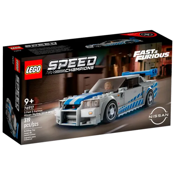 Конструктор LEGO 2 Fast 2 Furious Nissan Skyline GT-R (R34) Автомобиль/ Разноцветный photo 1