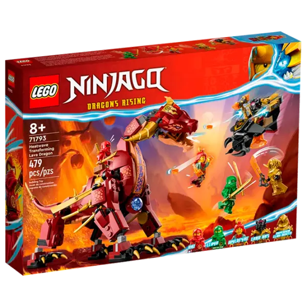 Конструктор LEGO Heatwave Transforming Lava Dragon Фигуры/ Разноцветный photo 1