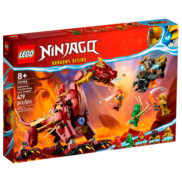 Конструктор LEGO Heatwave Transforming Lava Dragon Фигуры/ Разноцветный photo 1