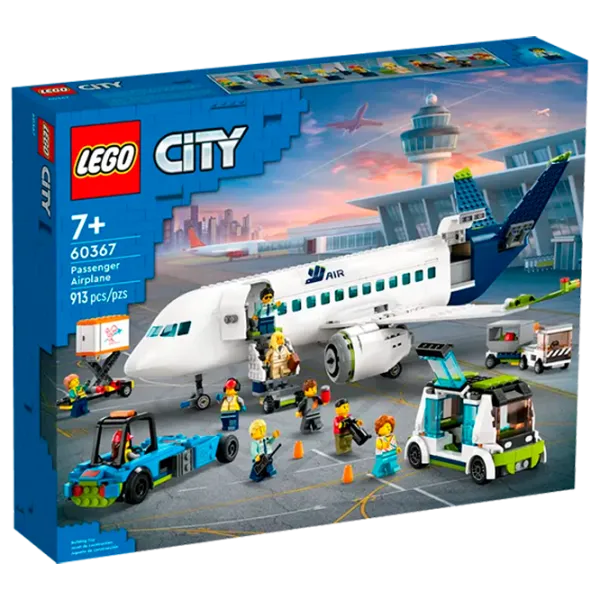 Constructor LEGO Passenger Airplane Figuri/ Multicolor photo 1