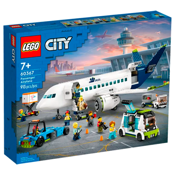 Constructor LEGO Passenger Airplane Figuri/ Multicolor photo 1