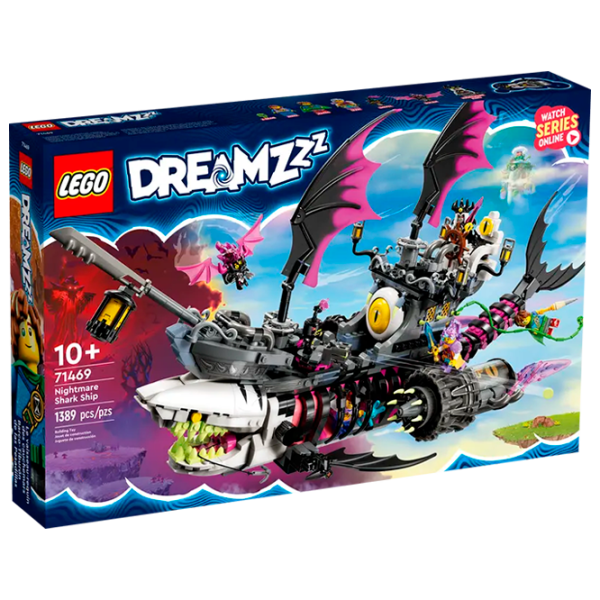 Конструктор LEGO Nightmare Shark Ship Фигуры/ Разноцветный photo 1