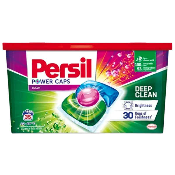 Detergent Persil Power Caps Color  Număr spălări: 35 photo 1